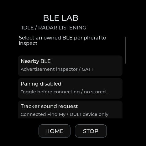 Covert BLE Lab