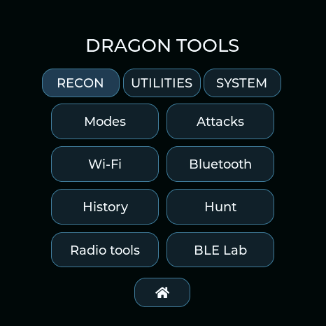 M5Stack menu, actual Waveshare firmware render