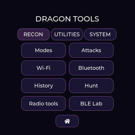 Nyan Devices menu, actual Waveshare firmware render