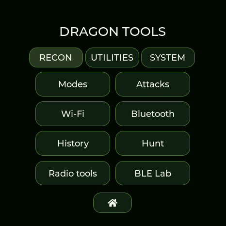 Waveshare menu, actual Waveshare firmware render