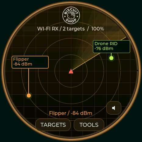 Biscuit Shop theme, actual Waveshare firmware render