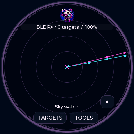 m33k_t3ch radar, actual Waveshare firmware render