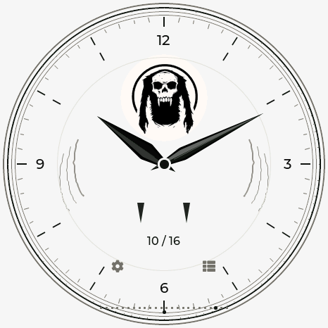 DagNazty skull-and-talon watch, actual firmware render