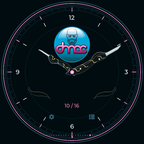 DMAC watch, actual Waveshare firmware render