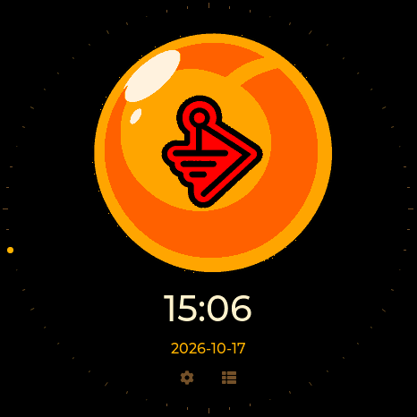 Dragon Ball / BWM digital clock, actual M5Stack StopWatch render