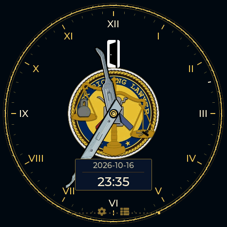 Covert × LockPickingLawyer watch, actual Waveshare framebuffer