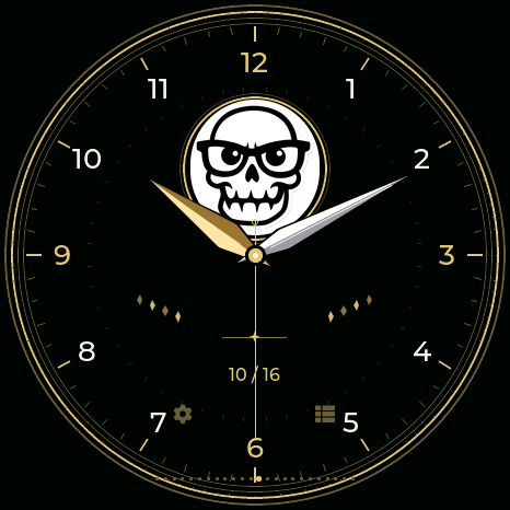 N3rdsec · analog, actual Waveshare firmware render